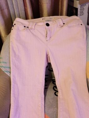 Z. Cavaricci Pale Pink Boot Cut Jeans